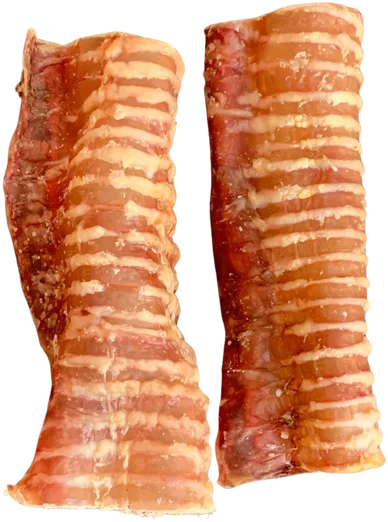 Beef trachea dog chews