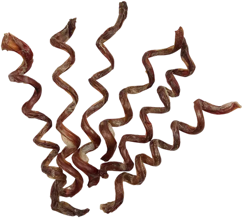 Twisted lamb pizzle dog chews